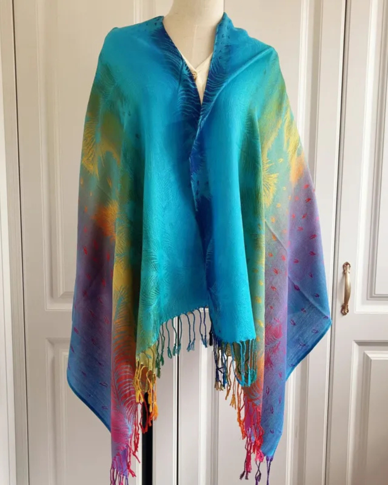 Rina™ | Elegant Textured Winter Scarf