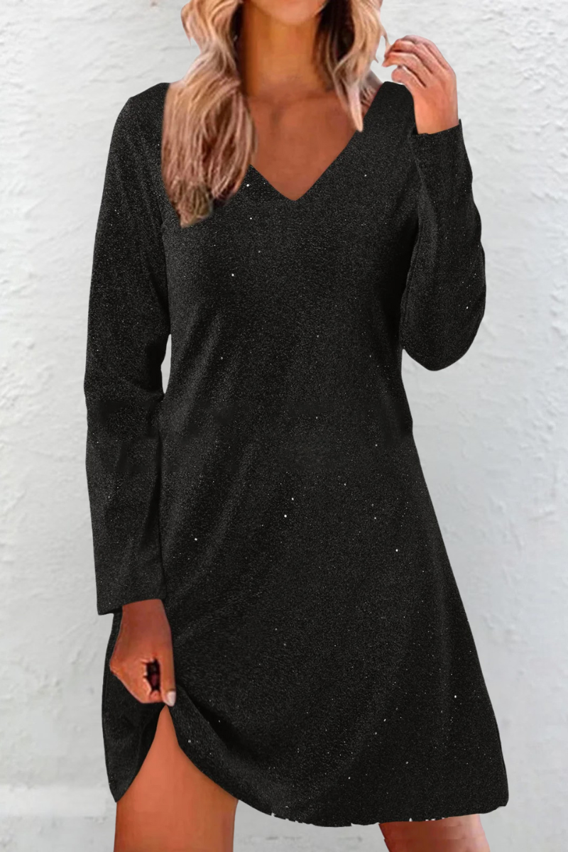 Elara™ | Elegant Sequin Mini Dress