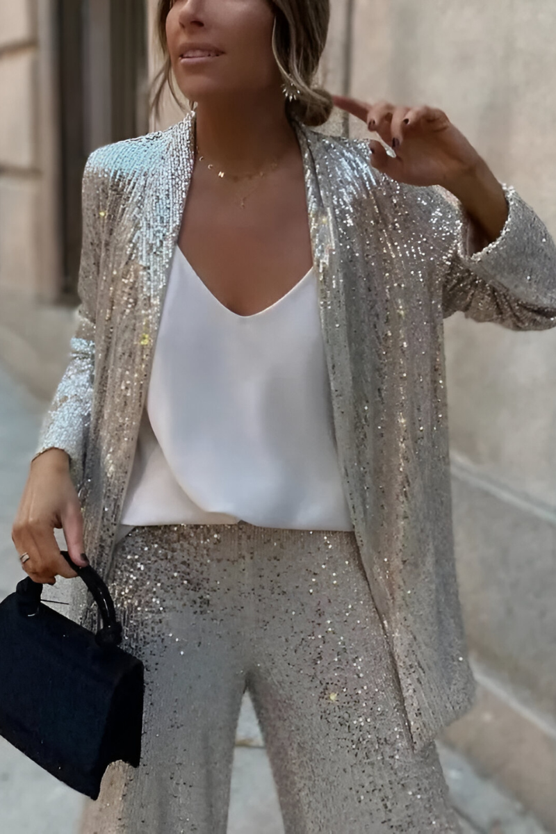 Zami™ | Elegant Sequin Two-Piece Set