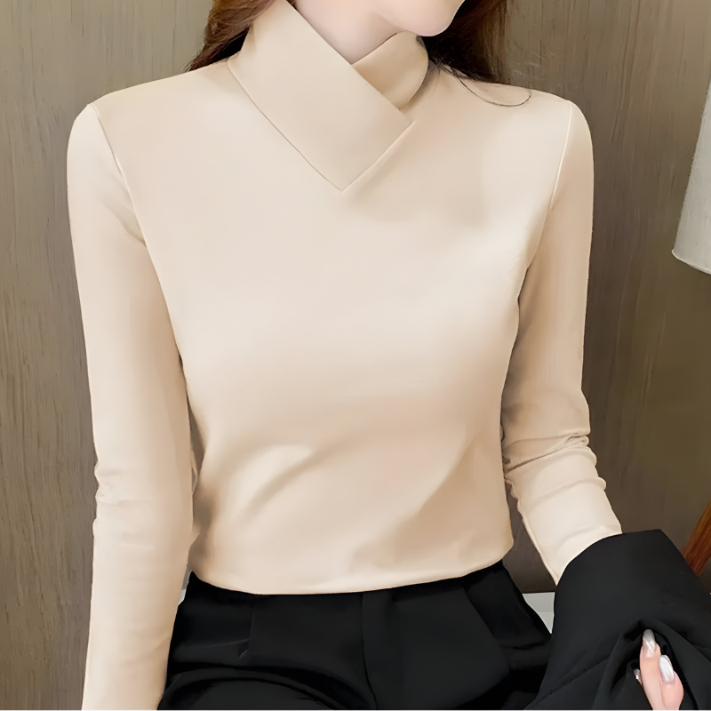 Mira™ | Minimal Elegant Long-Sleeve Top