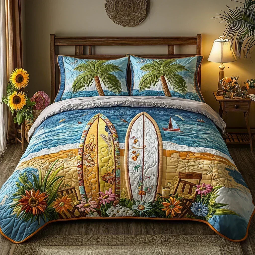 Mattress Blanket Set of 3 Pieces – Island Breeze
