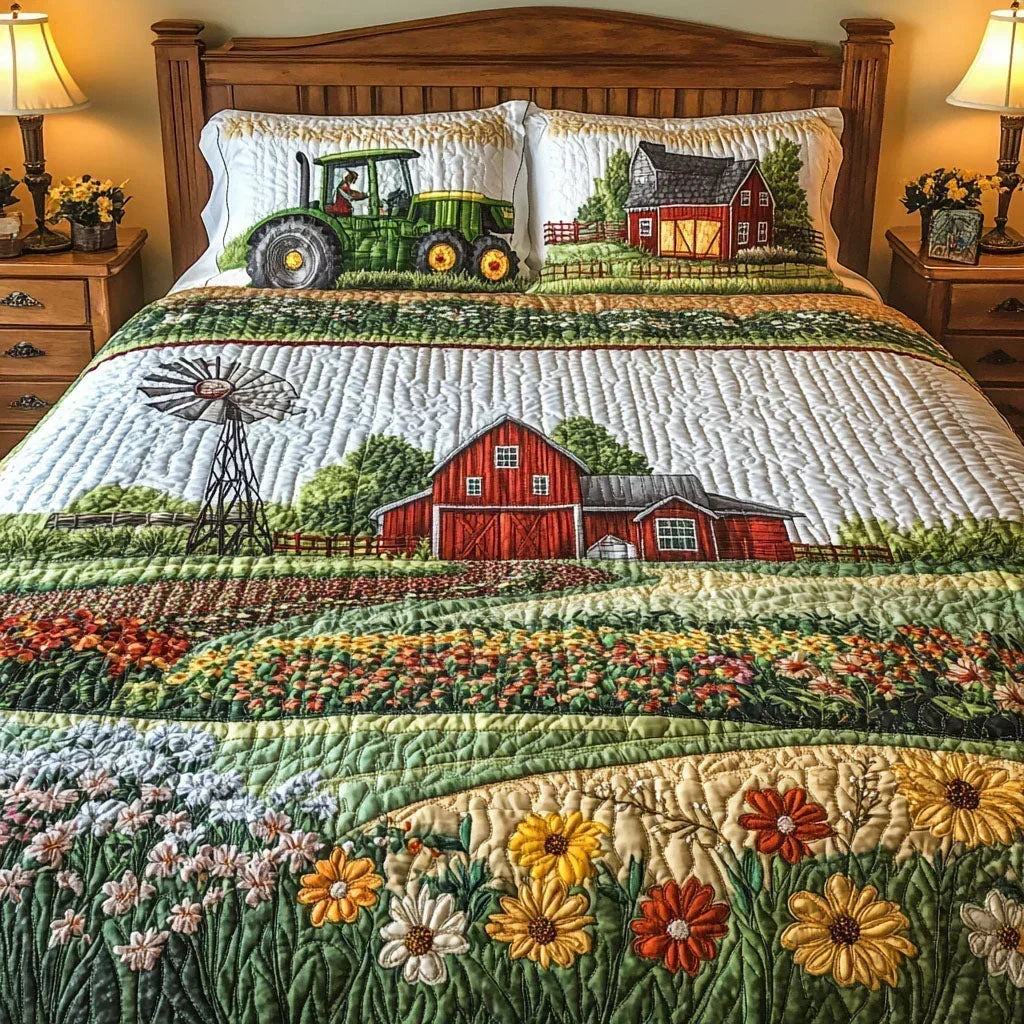 Mattress Blanket Set of 3 Pieces – Cheerful Farm
