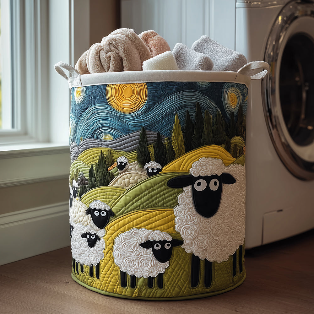 MATILDA | LAMBSKIN MEDIATOR HAND MADE LAUNDRY BASKET