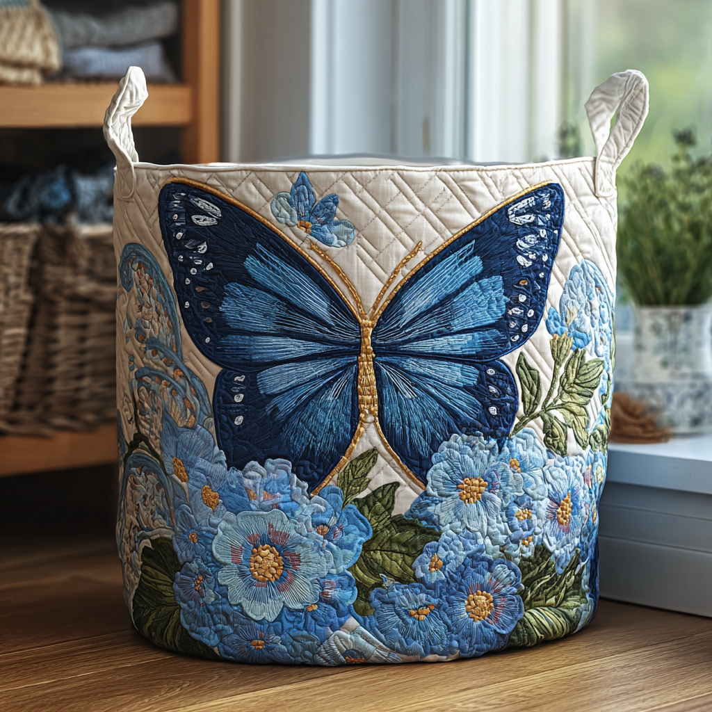 MATILDA | SERENE FLUTTER HAND MADE LAUNDRY BASKET
