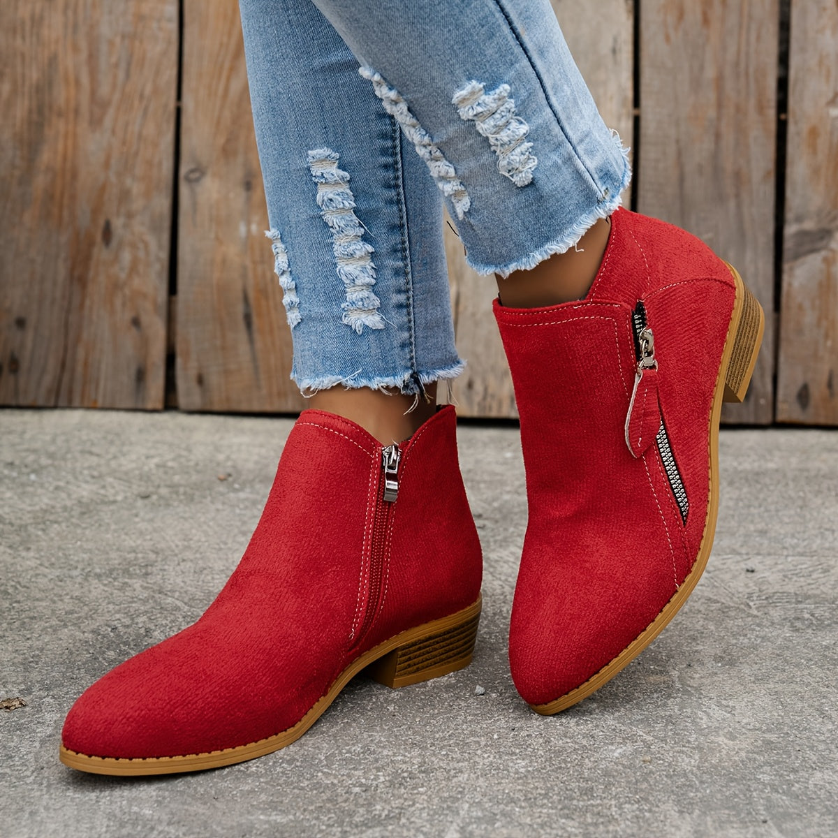 Lona™ | Elegant Suede Ankle Boots