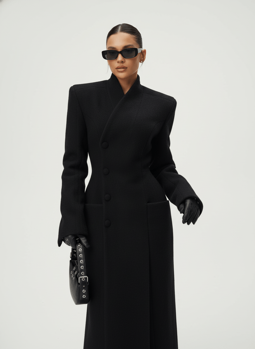 Sona™ | Elegant Structured Long Coat