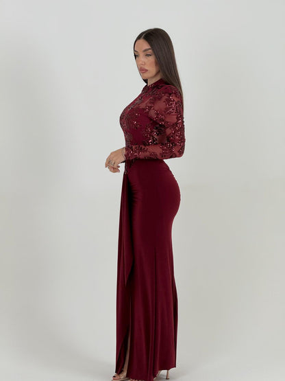 Lara™ | Elegant Structured Evening Dress