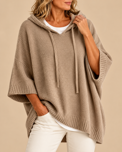 Sarah™ | Soft Hooded Poncho