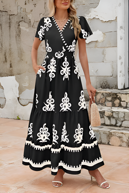 Lisa™ | Sleeveless Boho Maxi Dress