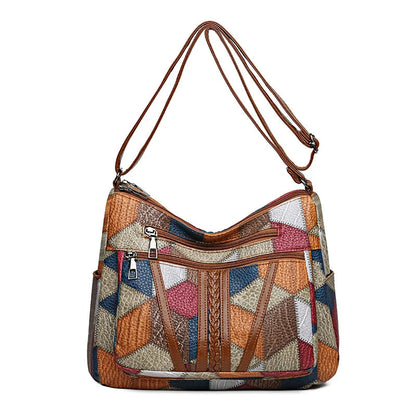 Karen™ | Colourful Patchwork Shoulder Bag 9