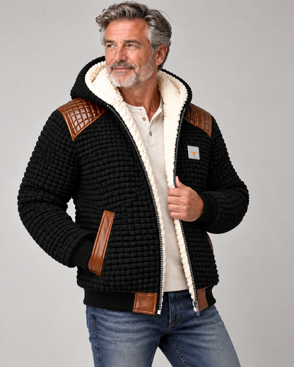 Clark™ | Warm Padded Cardigan with Teddy Lining