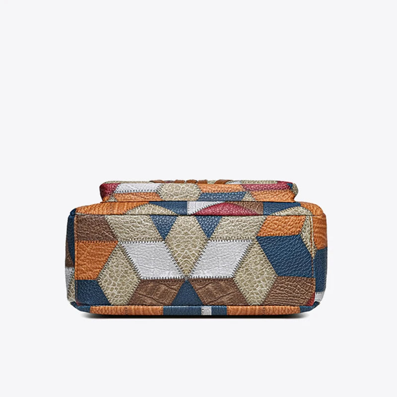 Karen™ | Colourful Patchwork Shoulder Bag 12