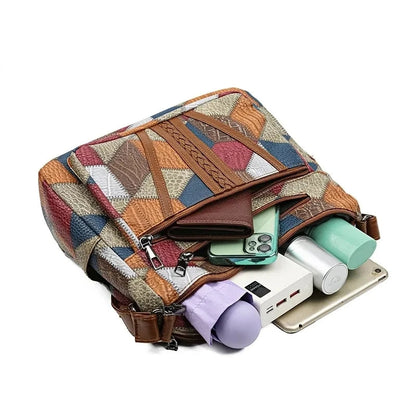 Karen™ | Colourful Patchwork Shoulder Bag 14