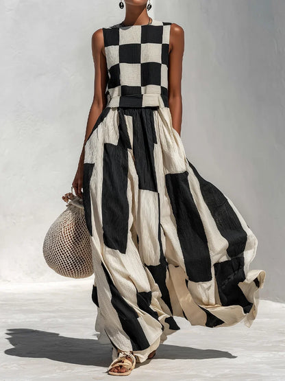 Margaux™ | Elegant Sleeveless Tummy-Flattering Maxi Dress