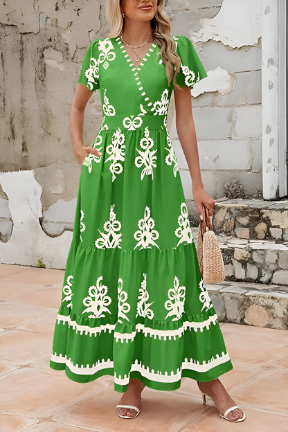 Lisa™ | Sleeveless Boho Maxi Dress