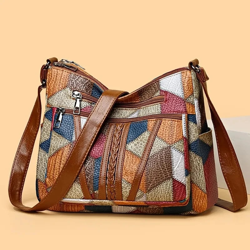Karen™ | Colourful Patchwork Shoulder Bag 7