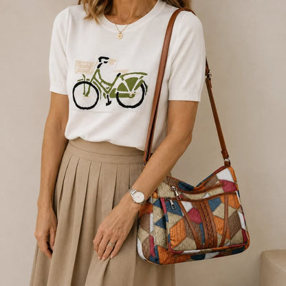 Karen™ | Colourful Patchwork Shoulder Bag 2
