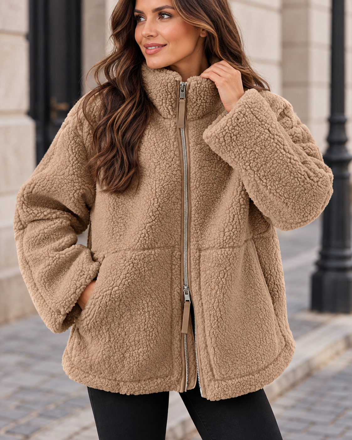 Sofie™ | Warm Teddy Coat