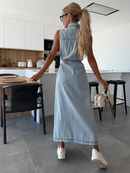 Lois™ | Denim Maxi Dress
