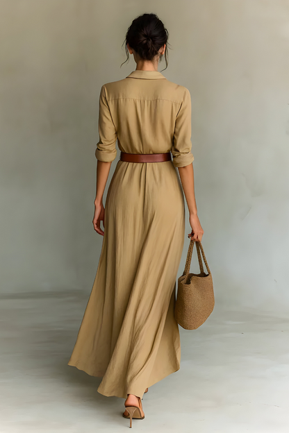 Julie | Wrap Dress with Waist Belt