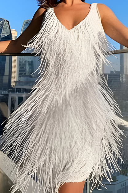 Neli™ | Sparkling Chic Fringe Dress