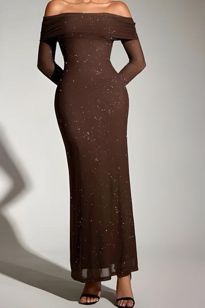 Nareen™ | Refined Sparkling Maxi Dress