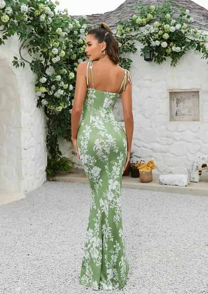 Klara™ | Floral Print Maxi Dress