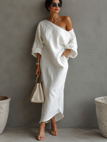 Daniella™ | Flowing Abstract Maxi Dress