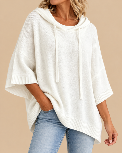 Sarah™ | Soft Hooded Poncho