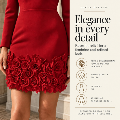Julie™ | Luxury Rose Dress