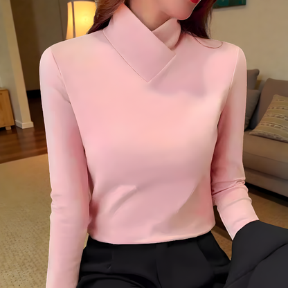 Mira™ | Minimal Elegant Long-Sleeve Top