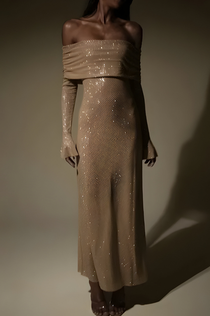 Nareen™ | Refined Sparkling Maxi Dress