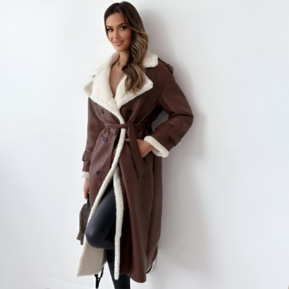 Julie™ | Long Coat with Teddy Collar 5