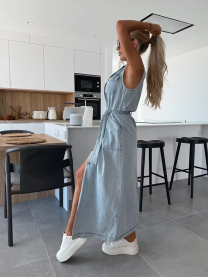 Lois™ | Denim Maxi Dress
