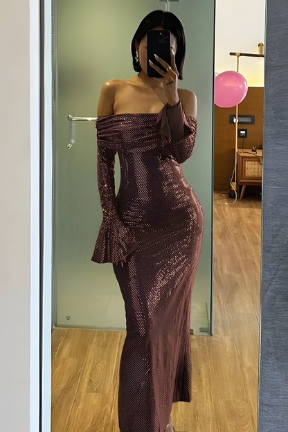 Nareen™ | Refined Sparkling Maxi Dress