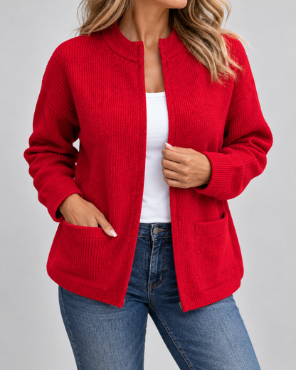 Jacqueline™ | Warm Knitted Gilet with Pockets