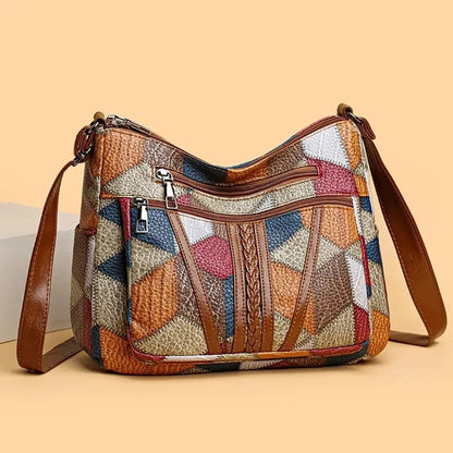 Karen™ | Colourful Patchwork Shoulder Bag