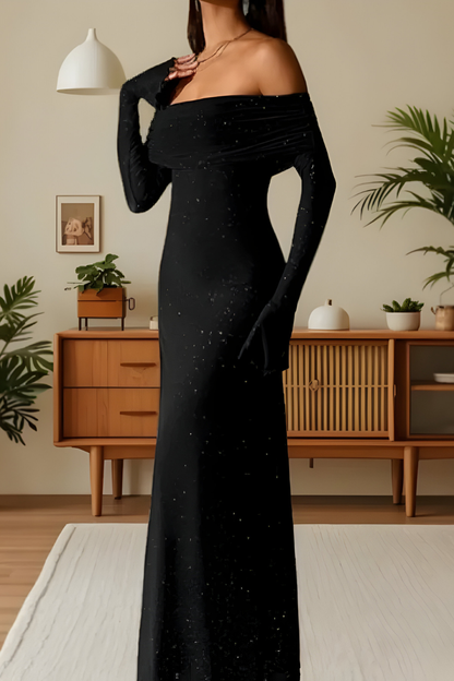 Nareen™ | Refined Sparkling Maxi Dress