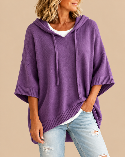 Sarah™ | Soft Hooded Poncho