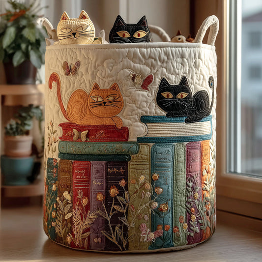 POPPY | CAT PARADE HAND MADE LAUNDRY BASKET