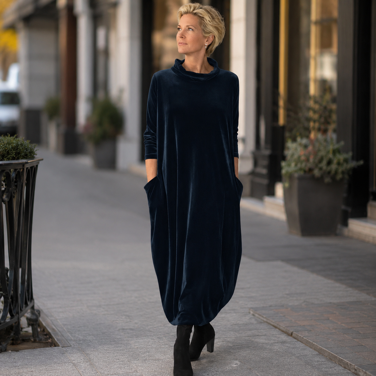 Jacqueline™ | Comfortable Hoodie Dress