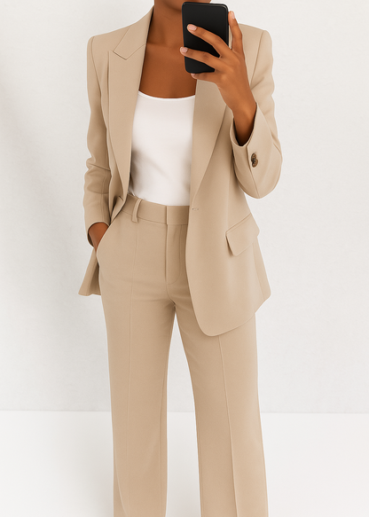 Tracey™ | Tailored Two-Piece Coat Suit with Blazer 3