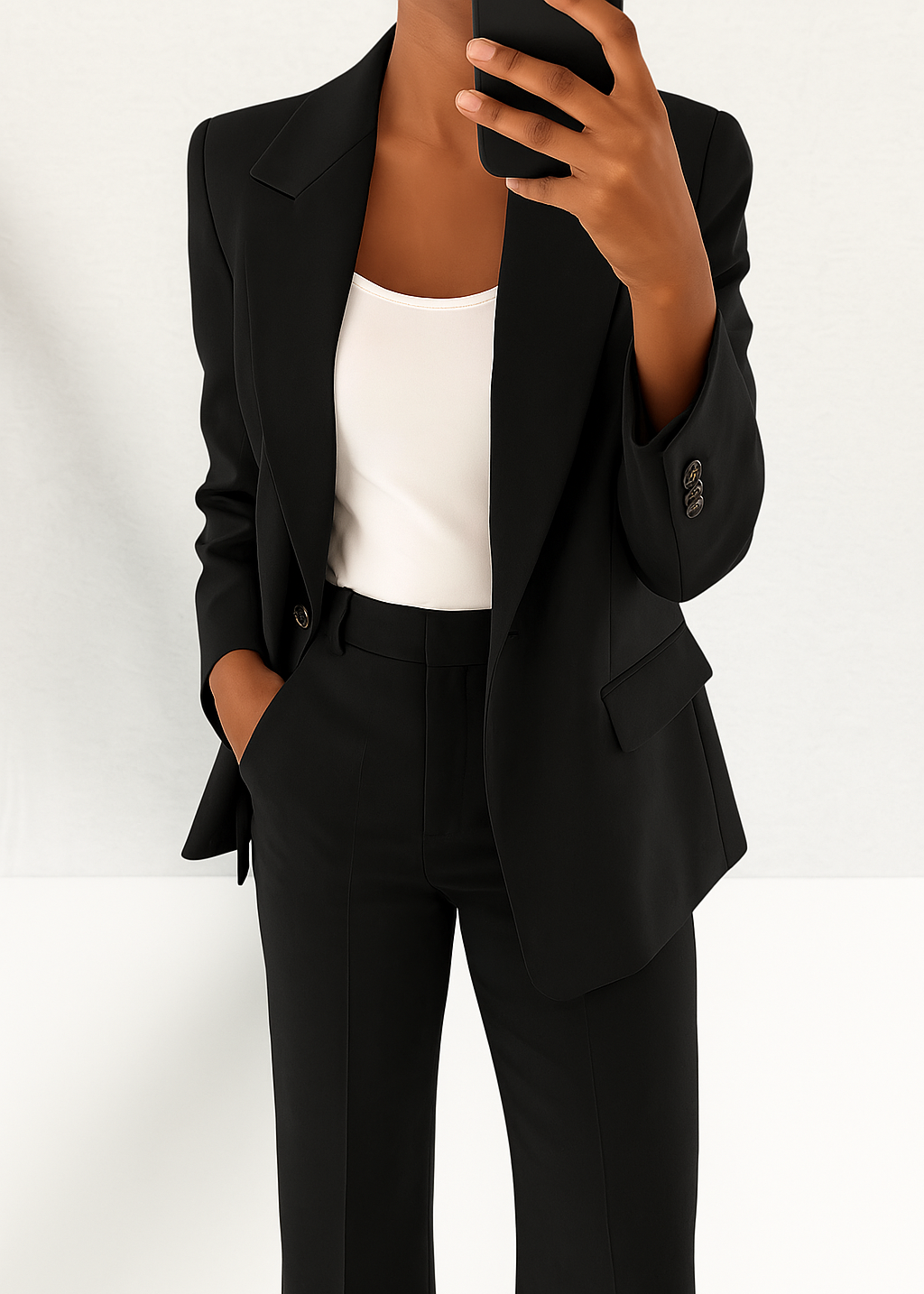 Tracey™ | Tailored Two-Piece Coat Suit with Blazer 6