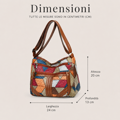 Karen™ | Colourful Patchwork Shoulder Bag 3