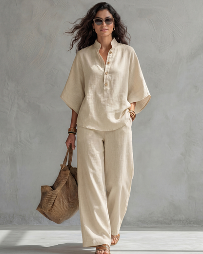 Sophie | Complete set with button-up blouse