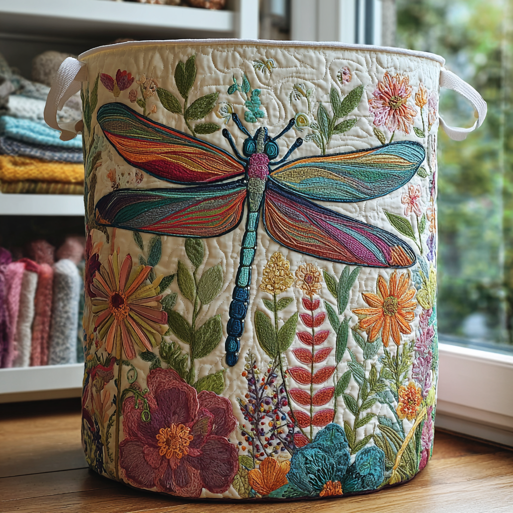 IRIS | DRAGONFLY HAND MADE LAUNDRY BASKET