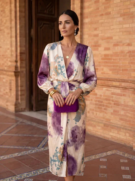 Liora™ | Elegant Wrap Dress