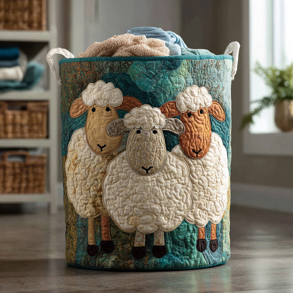 POPPY | FLUFF PARADE HAND MADE LAUNDRY BASKET