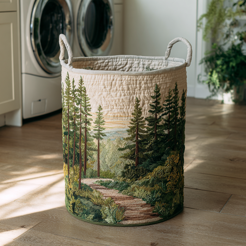 NAOMI | QUILTED HAND MADE LAUNDRY BASKET