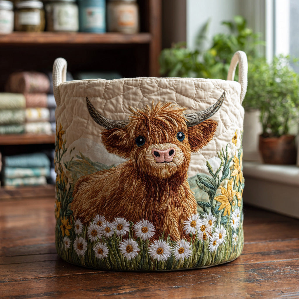 HEATHER | HIGHLAND CHARM HAND MADE LAUNDRY BASKET